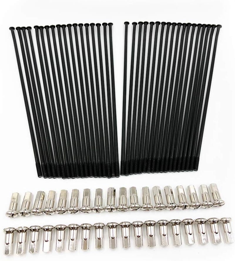 OTOM Motorcycle spokes 21" Front 18" 19" Rear Wheel spokes & spoke nipples For YZ125 YZ250 YZ250FX YZ450F WR250 WR450 (21" Front Wheel Spokes) - Image 1